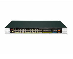 สวิตช์ PoE กิกะบิต 24 พอร์ตแบบจัดการได้ พร้อม SFP 8 พอร์ต และอัปลิงค์ 4*10G SFP+ แหล่งจ่ายไฟคู่ 600W - Product Image 2