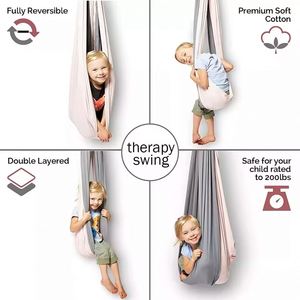 Columpio Hamaca Aérea Plegable Portátil Premium para Niños, Doble Terapia Sensorial, Yoga, Uso en Interiores y Exteriores - Product Image 3