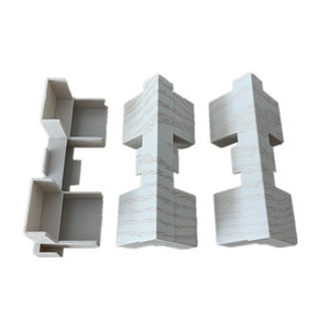 Pièces Huayi H125 Supports d'angle pour tiroirs en chêne blanc, quincaillerie de placard en aluminium - Product Image 1