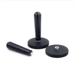 Personalizzare il magnete magnetico con gancio magnetico con supporto in gomma con filettatura esterna