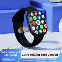 Reloj Inteligente CD99 4G LTE con WIFI, GPS, Pantalla AMOLED Grande, Llamadas con SIM, Compatibilidad con Android e IOS, Monitor de Sueño, Batería de Larga Duración, IP67