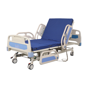<span class=keywords><strong>Lit</strong></span> <span class=keywords><strong>d</strong></span>'<span class=keywords><strong>hôpital</strong></span> électrique à trois fonctions pour patients âgés en soins intensifs, équipement médical, fabrication à prix abordable avec barrière <span class=keywords><strong>de</strong></span> sécurité en ABS - Product Image 4