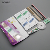 Kit de Higiene Personal Desechable Personalizado para Aerolíneas, Suministros de Emergencia OEM, Kit de Higiene para Viajes