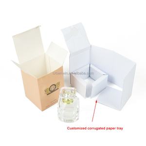Crown Win Custom Gold Eye Cream Skincare Cosmetic Packaging Foldable Rigid Boxes Embossing Sponge Lining Eco-friendly - Product Image 3