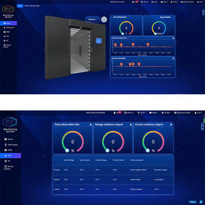 Lạnh lối đi ngăn chặn hệ thống trung tâm dữ liệu mạng Tủ thiết kế thông minh Kệ Mạng Giá cửa khóa điện cho trung tâm dữ liệu - Product Image 3