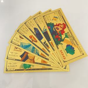 キッズギフトテーマプリンセス金箔紙幣コレクション-7つのアイコニックなロイヤルフィギュアのセット - Product Image 3