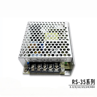 Alimentation industrielle à découpage Mean Well RS-35-3.3 35W 3.3V à sortie unique AC/DC, certifiée CE CB, sans ventilateur (SMPS)