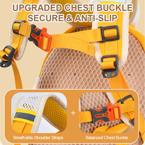 <span class=keywords><strong>Sac</strong></span> à <span class=keywords><strong>dos</strong></span> ultra-léger pour enfants de 1 à 6 ans avec protection dorsale, motif <span class=keywords><strong>lapin</strong></span> en tissu Oxford, grande capacité, pour garçons et filles - Product Image 4