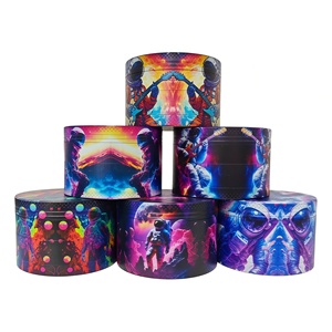 Custom <b>Grinder</b> Zink Alloy Portable Easy To Carry For Daily Use American Style Wholesale - Product Image 4