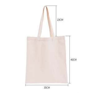 Sac à provisions de voyage en coton réutilisable avec logo imprimé personnalisé de haute qualité écologique sac fourre-tout - Product Image 3