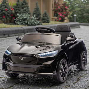 新款许可电池驱动的野马儿童骑乘汽车，带2.4克遥控器，年龄2-7岁塑料材料4轮 - Product Image 3