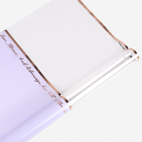 Kertas Matte Bond untuk Karangan Bunga, Kemasan Hadiah Mewah dengan Cetakan Industrial, Bahan Pulp Plastik, Display Herbal, Antistatik