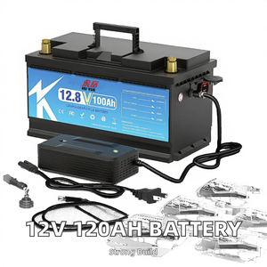 Paquete de Baterías de Estado Sólido de Ciclo Profundo BC de 12V con BMS y Cargador de 7A, 6000 Ciclos, 12kg, -25~45°C, para Motor de Barco QCGJ, Ciclo Profundo de 12V 120A - Product Image 3