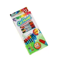 (24 colores/caja) lavable de lápices de colores para los niños de alta calidad no tóxico Color de dibujo Soluble en agua-crayones de cera