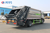 Camion compacteur diesel Euro 4 manuel 4x2 |   Nouveau modèle 2026, Camion poubelle Euro V à compression hydraulique pour la collecte des déchets
