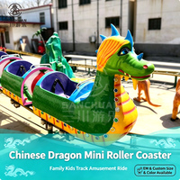 Manège Mini Montagnes Russes Dragon Personnalisable pour Enfants, Idéal pour Sites Touristiques et Parcs d'Attractions - Vente en Gros à Prix Abordable