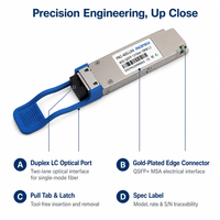 Transceiver optique QSFP+ LR4 40G 1310nm 10km Duplex LC compatible Arista QSFP-40G-LR4
