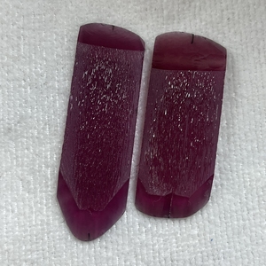 พลอยทับทิมหยาบหยาบหยาบพลอยพลอยสามสีสำหรับปลูกในห้องปฏิบัติการ - Product Image 5