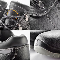 Chaussures de sécurité basses à embout d'acier, antidérapantes, imperméables, pour hommes, pour la construction