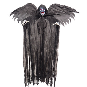 Decoración Colgante Luminosa de Halloween: Alas de Ángel, Demonio, Vampiro, Esqueleto, Fantasma para un Ambiente de Terror - Product Image 6