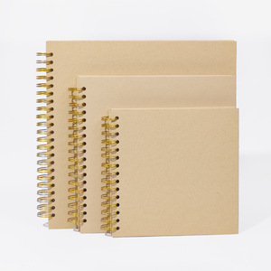 Album <span class=keywords><strong>photo</strong></span> créatif rétro DIY, album de <span class=keywords><strong>scrapbooking</strong></span>, 8-10 pages, <span class=keywords><strong>livre</strong></span> commémoratif avec reliure spirale, couverture en cuir - Product Image 1