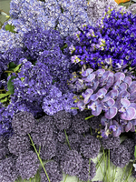 AYOYO OEM fleur violette Simulation fleur mariage décoration hortensia fleurs artificielles en gros