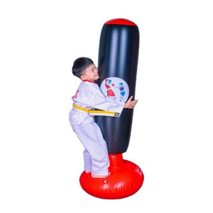 Saco de Boxeo Inflable Independiente de Nuevo Estilo 2024, Equipo de Boxeo con Objetivo de Cuero para Niños, para Kickboxing - Product Image 4