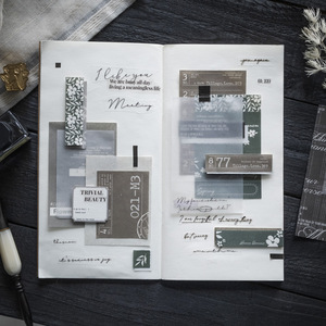 30 cái/gói ghi chú dán nhãn Một Số Điều một số cảm xúc loạt tài liệu Cẩm Nang Màu đảo ngược - Product Image 4