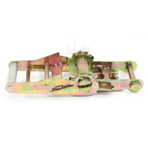 Boucle <span class=keywords><strong>à</strong></span> <span class=keywords><strong>cliquet</strong></span> en zinc plaqué couleur robuste de 2 pouces 5T avec poignée <span class=keywords><strong>courte</strong></span> et droite en aluminium pour <span class=keywords><strong>sangle</strong></span> d'arrimage de 2 pouces - Product Image 4