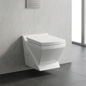 Entice Placard d'eau suspendu au mur Commode de toilette en céramique de taille standard EWC meilleure qualité bon prix articles sanitaires de salle de bain en porcelaine - Product Image 5
