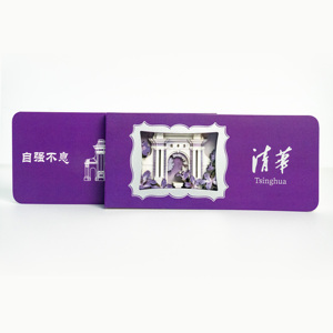 Tsinghua Đại Học 3D khắc máy tính xách tay-cựu sinh viên món quà tưởng niệm, văn hóa sáng tạo notepad cho sinh nhật & Trường lưu niệm - Product Image 2