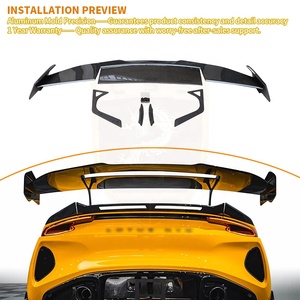 Alerón trasero de fibra de carbono seco de la mejor calidad para Lotus Emira Mono Style, alerón trasero alto, accesorios exteriores para automóviles - Product Image 4