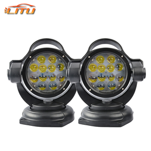 ไฟฉาย LED กำลังสูงรีโมทคอนโทรล12V แบบพกพา60W LED ไฟค้นหาฐานแม่เหล็ก360องศา - Product Image 2