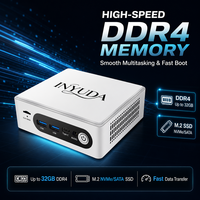PC Mini Gaming 8-core Grosir, 16G DDR4, SSD PCIe 4.0 1TB, Colokan EU/US/UK/AU, OEM, PC Faktor Bentuk Kecil