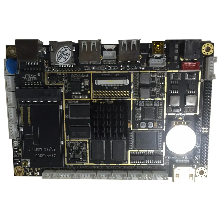 תעשייתי אנדרואיד PCBA האם RK3288 שילוט דיגיטלי אנדרואיד בקרת לוח עם LVDS פלט