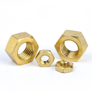 Paquete de 10 Tuercas Hexagonales de Latón M1.6 M2 M2.5 M3 M3.5 M4 M5 M6 M12 M14 M16 M18 M20, Rosca Métrica Estándar - Product Image 4