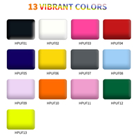 Vinilo Textil Termotransferible HTV 3D Puff de 0.4mm de Grosor para Camisetas, Vinilo Puff para Plotter de Corte