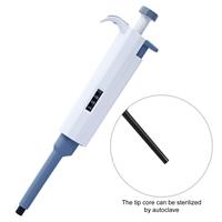 Distributeur de dosage de liquide à micro-pipette numérique autoclavable à volume réglable pour utilisation en laboratoire matière plastique