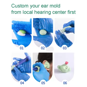 เครื่องช่วยฟัง AcoSound Patent 8-Channel 100% แบบซ่อนในรูหู ปรับแต่งได้ สำหรับเยาวชน ขนาดเล็กกว่า รุ่น Deaf Ruby IIC ผลิตภัณฑ์สำหรับหูและระบบการได้ยิน - Product Image 4