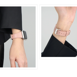 สำหรับ applewatch S9นาฬิกาสายหนังวัวสองด้านสำหรับผู้หญิงขนาด<span class=keywords><strong>เล็ก</strong></span>สีสันสดใส - Product Image 4