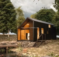 Maison préfabriquée en acier Casas De Lujo Para Hoteles Villa de luxe Maison pliable à deux étages Maison modulaire portable Kits préfabriqués