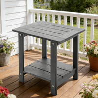 Table d'appoint extérieure moderne Treeents avec plateau en HDPE et structure en acier thermolaqué Good 2026