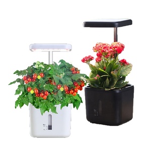 Mini jardinière créative intelligente pour plantes jardinière d'<span class=keywords><strong>intérieur</strong></span> jardinière <span class=keywords><strong>hydroponique</strong></span> pour la maison jardinières de pots intelligentes avec lumière LED - Product Image 1
