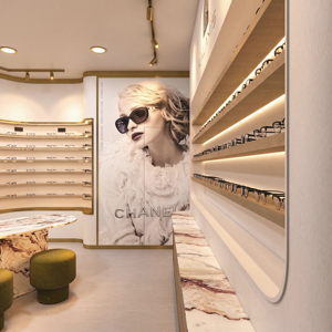 Muebles de Exhibición para Ópticas Personalizados, Gabinete de Madera para Gafas, Mostrador para Lentes, Estante con Iluminación LED, Equipamiento de Tienda Llave en Mano - Product Image 5