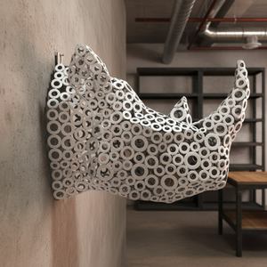 Sculpture <span class=keywords><strong>de</strong></span> tête <span class=keywords><strong>de</strong></span> rhinocéros en métal creux <span class=keywords><strong>de</strong></span> taille réelle, gravée sur mesure, décoration murale intérieure, art antique - Product Image 5