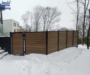 Pannello per Recinzione Decorativo in WPC Composito Goffrato, Altezza 6 Piedi, Robusto, Facile da Assemblare, Moderno per Esterni - Product Image 4