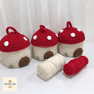 Bolsa De Seta tejida a mano personalizada lindos juguetes de ganchillo para niños caja de almacenamiento de huevos cubierta para pañales de bebé adornos de escritorio cuerda hecha - Product Image 2