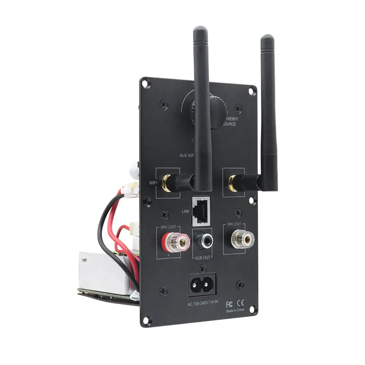 Kablosuz akış ses plakası amplifikatör kurulu D sınıfı Subwoofer amp monte