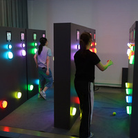 Jeu interactif de tubes LED lumineux, système de jeu interactif pour aire de jeux intérieure, salle de jeux, jeu de tubes LED RGB multijoueur