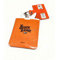 Tempat Kartu Foto PVC dengan Gantungan Kunci, Album Kartu Foto Mini Bintang Custom, Tempat Kartu Koleksi untuk Penggemar